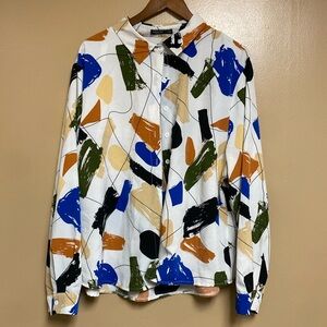 Abstract Button Up